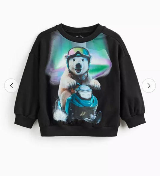 Tu Clothing AI Polar Bear Print Sweat Shirt