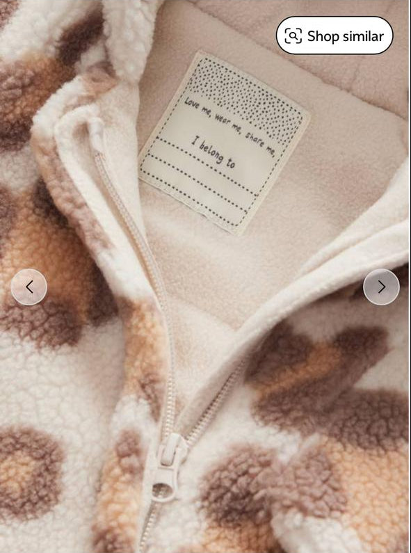 TU Clothing Cheetah Printed Pramsuit