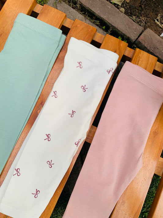 Tu Clothing "Bow" Print Pack of 3 Trousers
