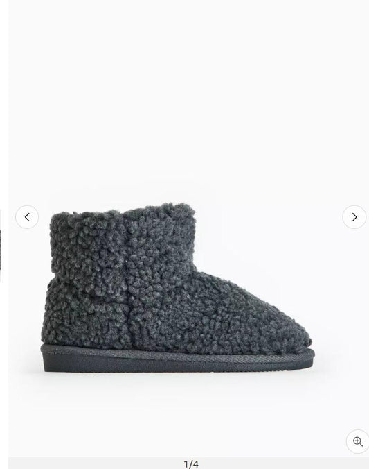 Tu Clothing Borg Slipper Boots