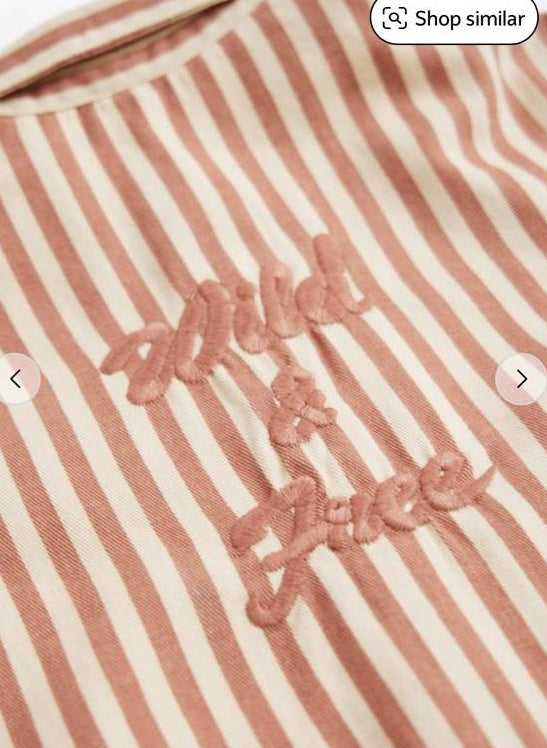 Tu Clothing Striped Button romper