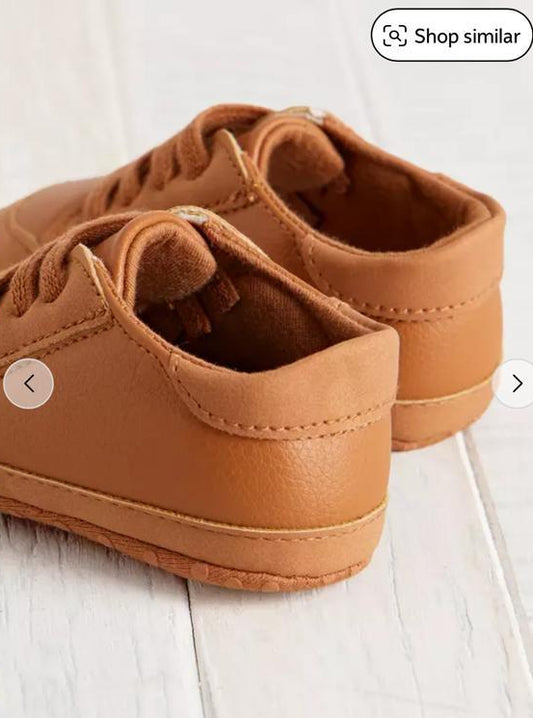 TU Clothing Tan lace Up Booties