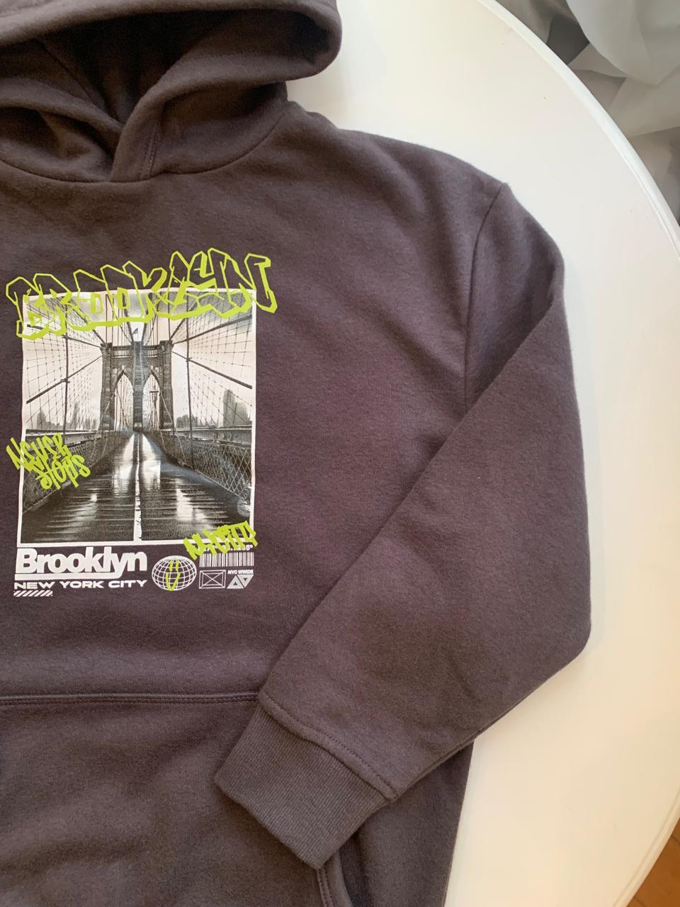George Brooklyn Graffiti Splatter Hoodie