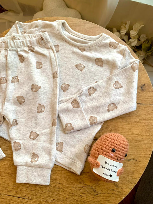 George Bear Faces print Pyjamas Set