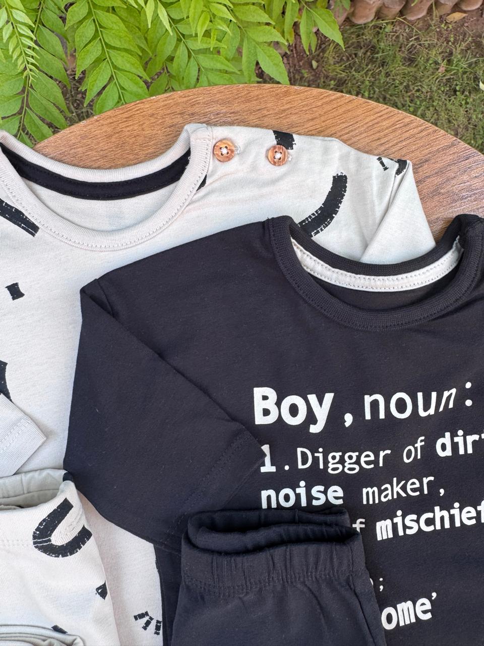 George Pack of 2 "Boy, noun" Pyjamas Set