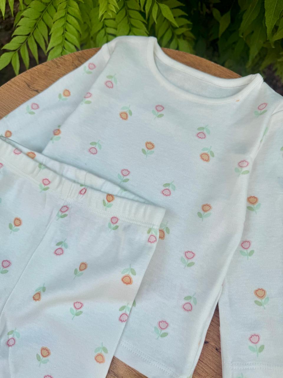 George Tulip Flowers print Pyjamas set