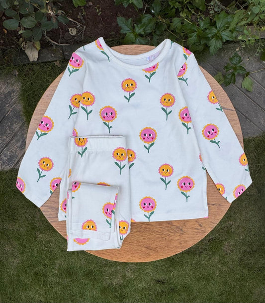 George Sunflowers print Pyjamas Set