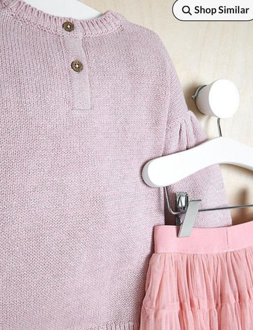 George Sparkle bow Jumper & Skirt Outfit