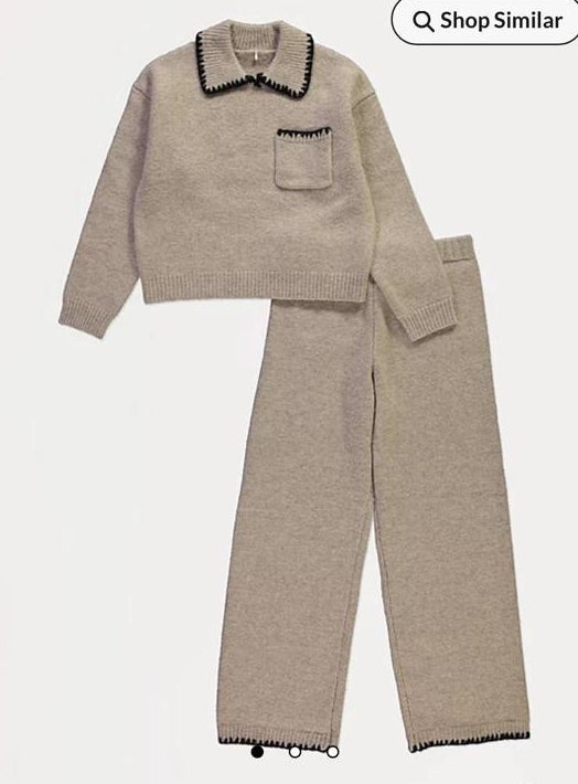 George Knitted Jumper and Trousers Set