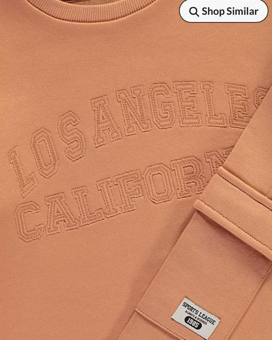 George "Losangeles California" Sweatshirt & Trouser Set