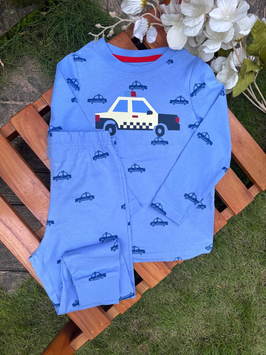 George Police Car Long Sleeve Pyjamas