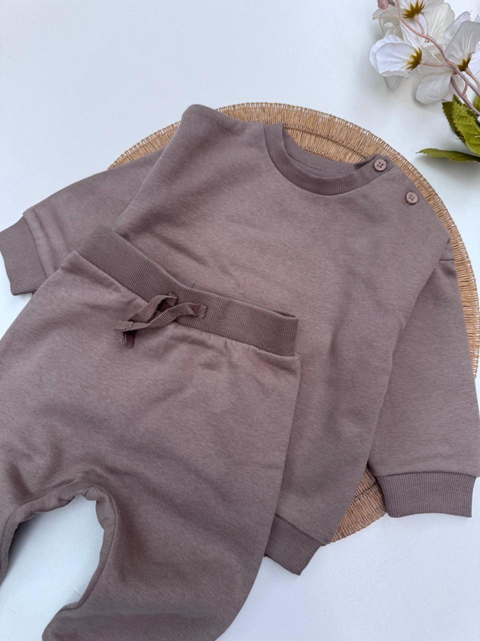 George Long Sleeve Sweatshirt & Trouser Set
