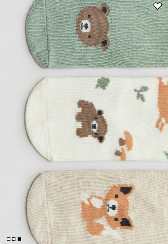 H&M pack of 4 Socks Set