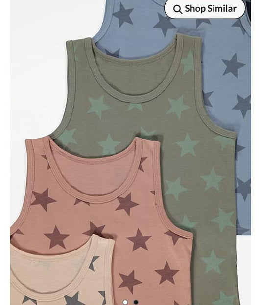 George pack of 5 Vests