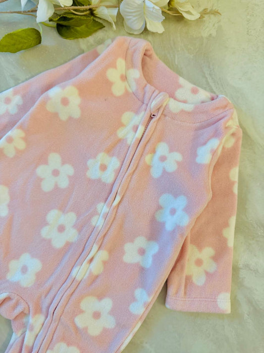George Floral Fleece Sleepsuit