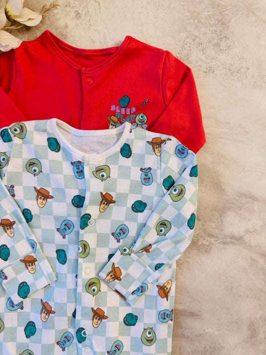 George Pack of 2 Sleepsuits