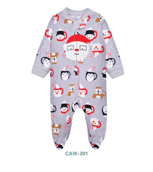 Fleece Grey Sleepsuit