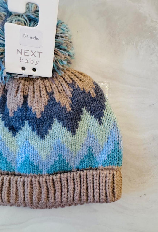 Next Knitted printed Flowers Cap