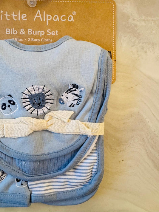 TJ Max pack of 2 Bib & Burp Set