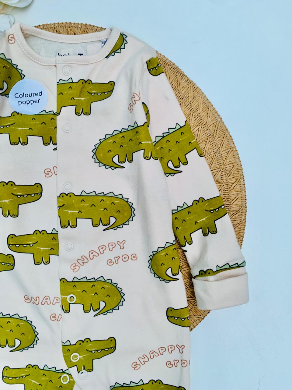Tu Clothing Crocodiles print Sleepsuit