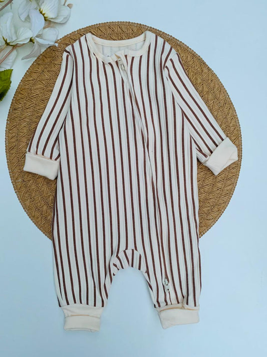 Tu Clothing Stripe print Sleepsuit