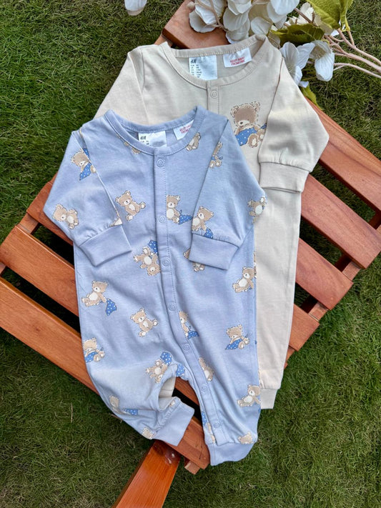 H&M pack of 2 Sleepsuits