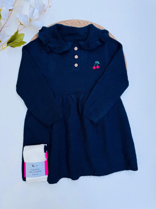 Tu Clothing Knitted Frock & Leggings