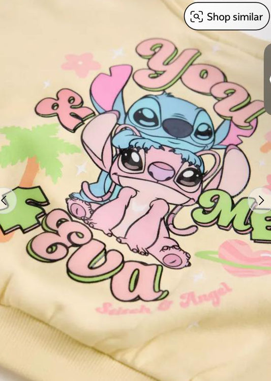 Tu Clothing Lilo & Stitch Sweatshirt & Trouser Set