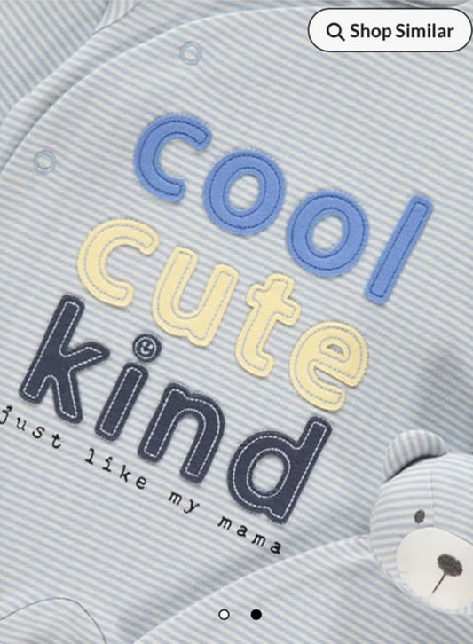 George Cool Cute Kind Sleepsuit and Comforter