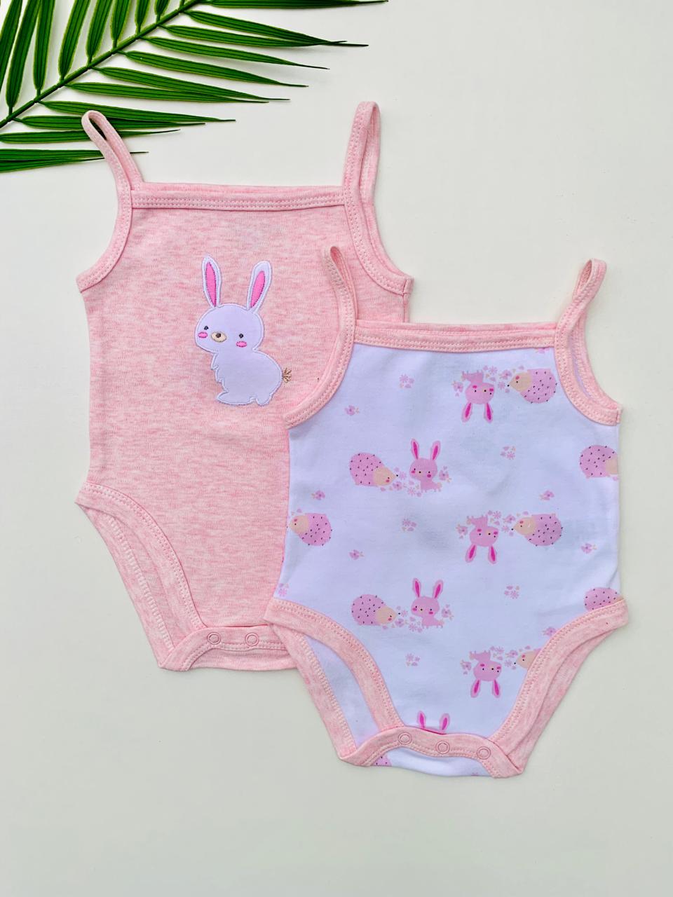 Juniors Pack of 2 Sleeveless Bodysuits