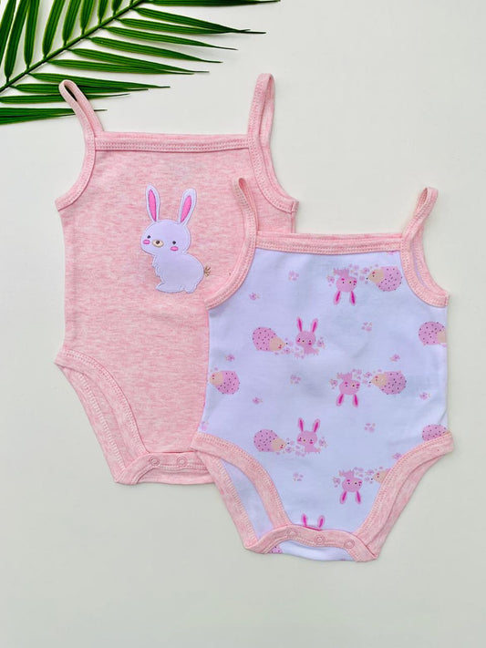 Juniors Pack of 2 Sleeveless Bodysuits