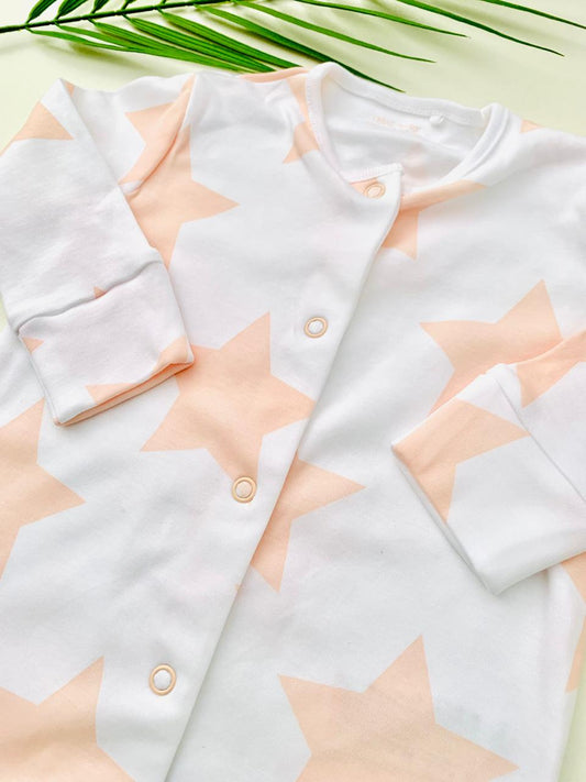 Next Printed Stars Sleepsuit