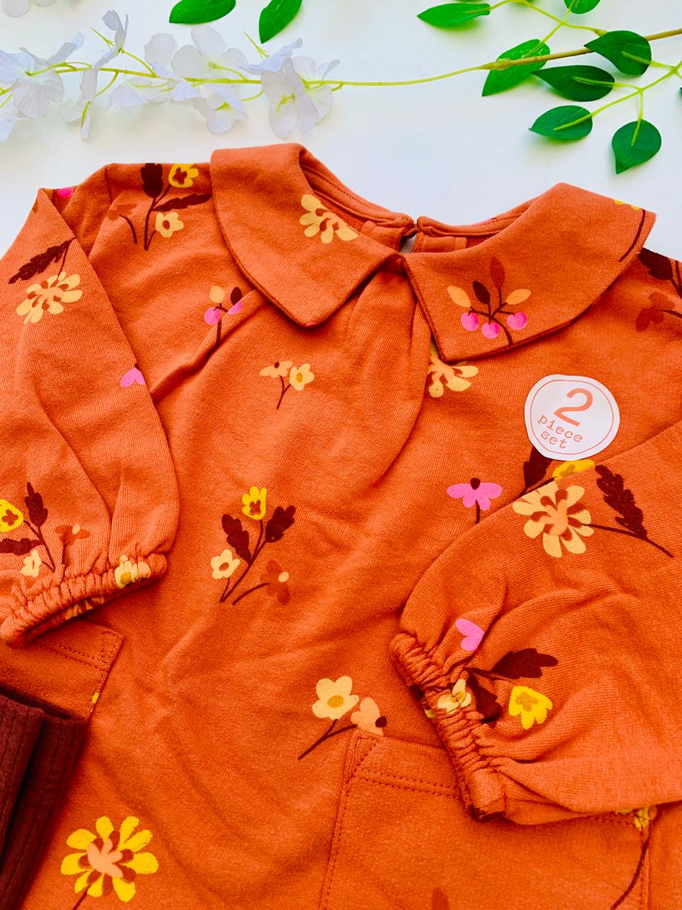 Next Pumpkin Shirt & Trouser Set