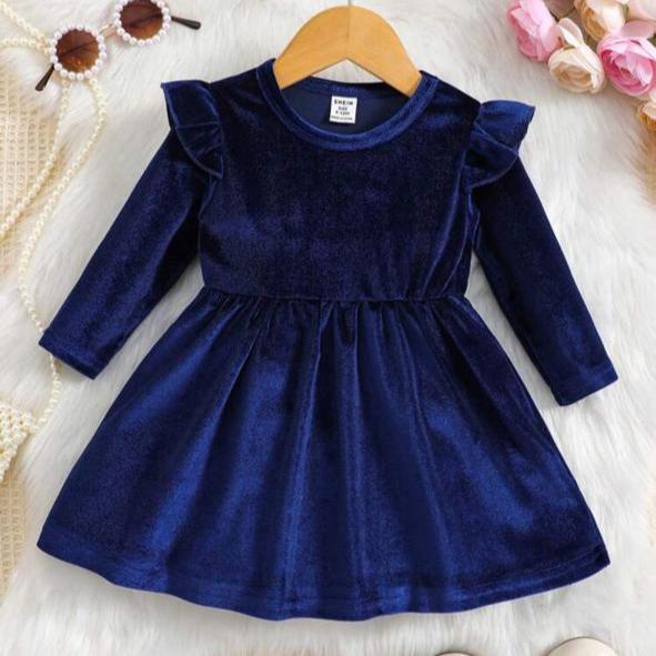 SHEIN Velour Frock