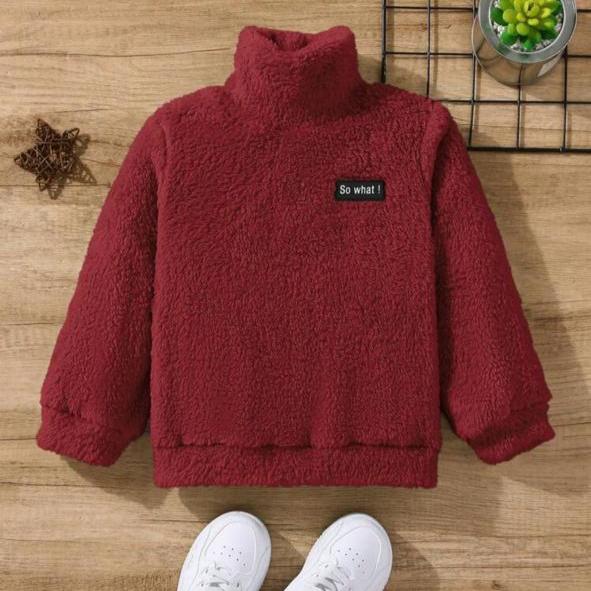 SHEIN Sherpa High Neck