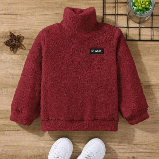 SHEIN Sherpa High Neck