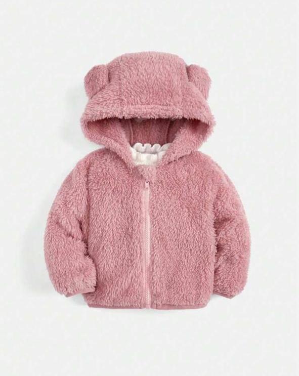 SHEIN Sherpa Zipped Jacket