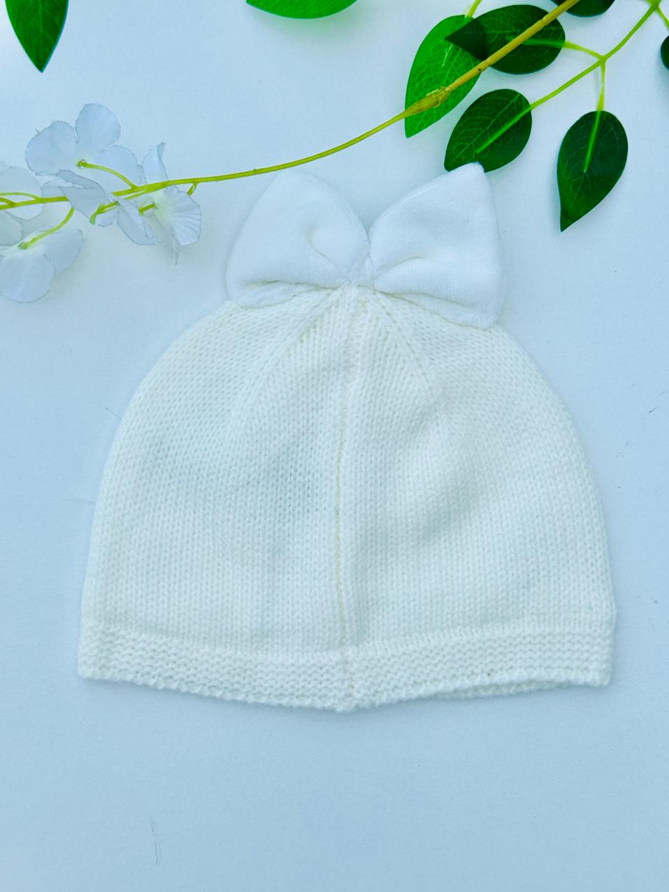 Next White Bow Cap