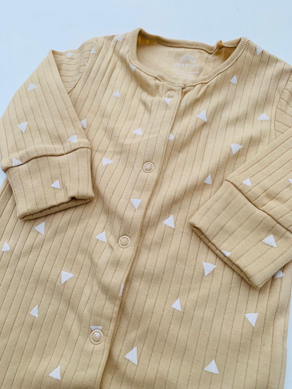Next Mustard Sleepsuit