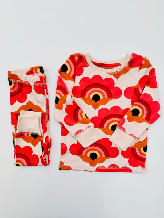 Next red rainbows Shirt & Trouser Set