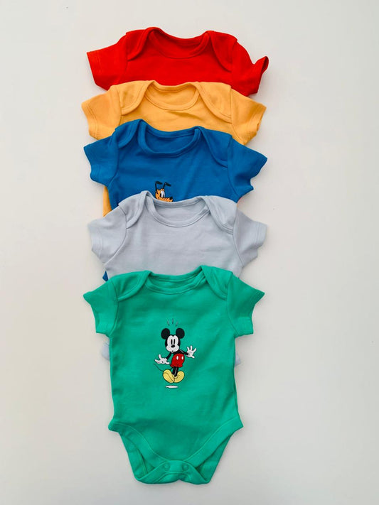 George Pack of Last 5 Half Sleeve Bodysuits