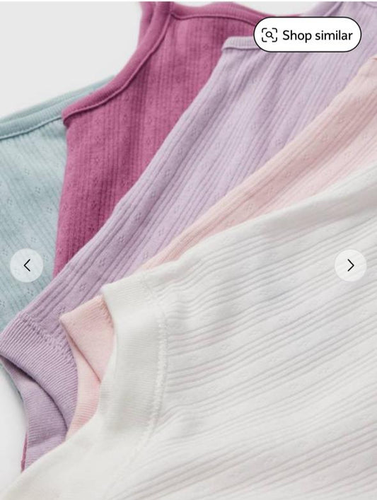 TU Clothing Pack of 5 Textured Bodysuits