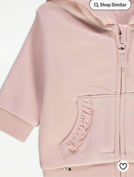 George Frill Zipped Sweat Hoodie