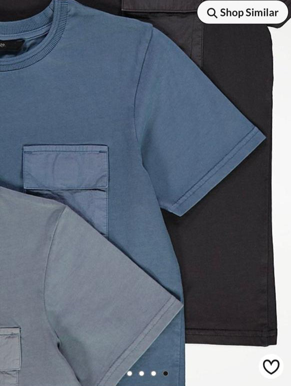 George Pack of 3 Pockets T-Shirts