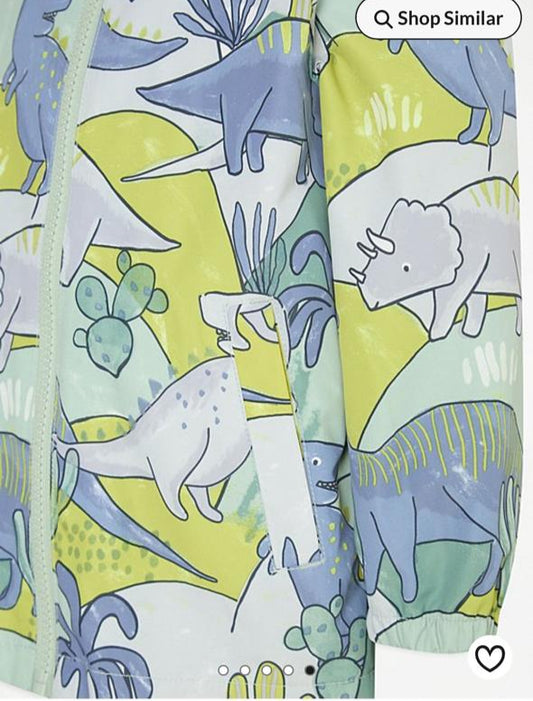 George Dinosaurs Print Rain Coat