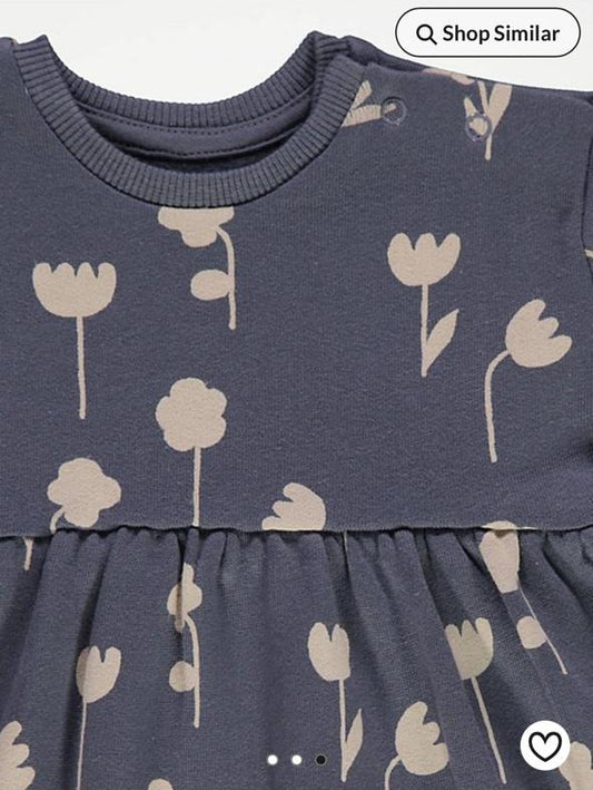George Sweat Tulip Frock with Leggings