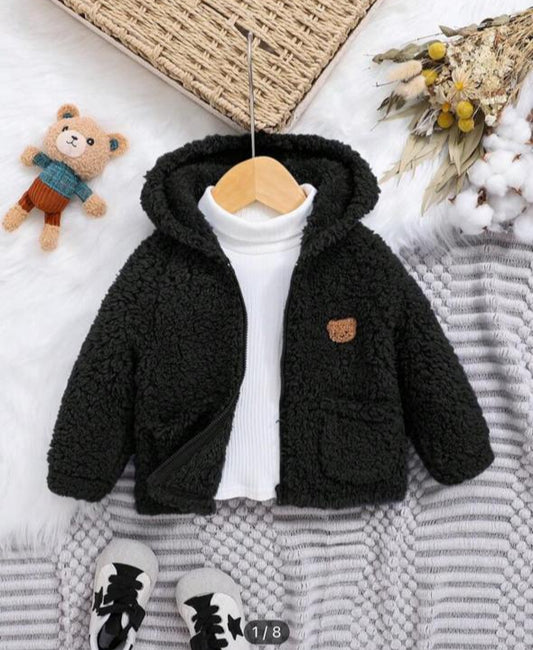 Shein Bear Sherpa Jacket