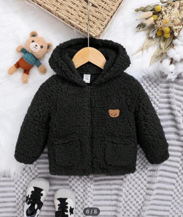 Shein Bear Sherpa Jacket