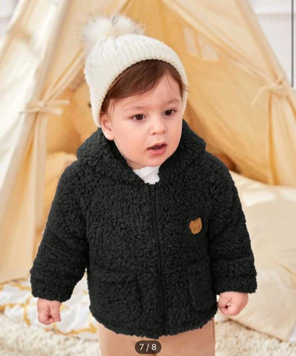 Shein Bear Sherpa Jacket