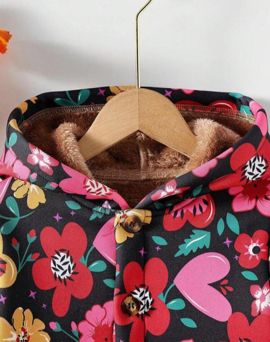 SHEIN Floral long Coat